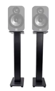 Pair 28" Bookshelf Speaker Stands For Q Acoustics 3020 Bookshelf Speakers