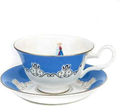 ENGLISH LADIES Disney Frozen Anna Elsa Sister Forever Cup and Saucer Porcelain