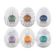 Tenga Easy Beat Egg Hard Boiled 6 Pack Strokers