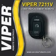 Viper 7211V 2-Way 1-Button Remote Control Fob For Viper 4205V New Black Color