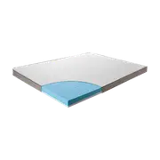 Palermo Queen Memory Foam Mattress Topper Cooling Gel Infused CertiPUR Approved