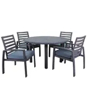 Creative Outdoor Products Courtyard Casual Cabo Grey 5pc Dining Set