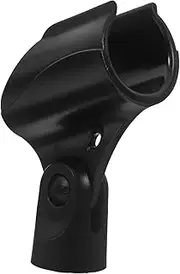 JEWEDECO Microphone Clip Holder Clamp for Wireless Microphones Stable Mic Stand Accessory for Ktv Concerts Stage Performances Easy Installation