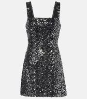 [Simkhai] Simkhai Benson sequined minidress UK 14 black