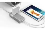 Aerocool ASA PT1A3U2 Aluminum PowerStrip w/ 1 Outlet, 1 TypeC 5V/3.0A , 2 USB 5/2.4A Charging Port