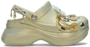 Crocs Bae Jewel Bedazzled Clog; Bone, W9