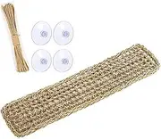 Bearded Dragon Hammock, Natural Seagrass Reptile Hammock Plants for Chameleons, Lizards, Geckos, Snakes