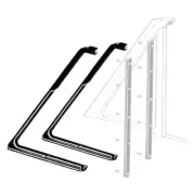 Vent Window Seals Hardtop & Convertible 1963-65 Ford Falcon, 1965 Mercury Comet