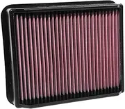 K&N 33-3143 Replacement High Flow Air Filter for 2018 Toyota Hiace 2.5L L4 Diesel