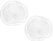 [Elandy] 1Pair Women Clear Silicone Bra Inserts and Breast Enhancers Honeycomb Semi-Adhesive Bra Pads Invisible Push-up Pad Breast Cup Lifter for Underwear Swimsuit Bikinis