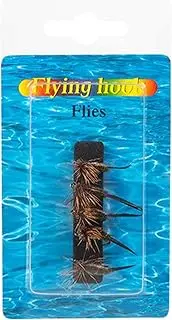 Artificial Bait Hooks, Fly Fishing Dry Fly - Fly Fishing Fly Assortment Set - 5Improved Fishing Results Trout, Salmon, Fly Hook, Soft Bait, Fish Attractant H