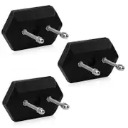 3 Packs Wall Mount Skateboard Holder Skateboard Hanger for Skateboard Deck Display and Storage black