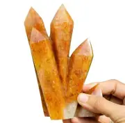 Stunning Golden Quartz Points Crystal Healing Reiki Stone Aura Gift Cluster 730g