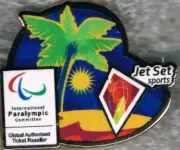 Rare 2016 Rio Jet Set Sports IPC Paralympic Prototype Pin