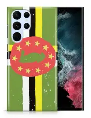 CASE COVER FOR SAMSUNG GALAXY|DOMINICA COUNTRY FLAG 215