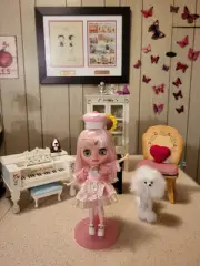 Custom Middie Blythe Fashion Ooak Doll/Strawberry/Celeste