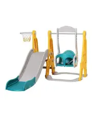 [Keezi] Slide Swing Set 140cm Green