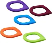 COHEALI 1set Colorful Toilet Seat Covers Durable and Soft Toilet Seat Pads for Home Bathroom Random Color Mat Comfortable and Practical Closestool Accessories Random Color 5pcs