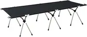 Foldable Camping Cot, Ultralight Camp Bed for Adults, Portable Folding Bed with Storage Bag, Durable Backpacking Travel Tent Sleeping Cot, Max Loading Capacity 330lbs, for Outdoor, Hiking, Beach ( Col