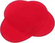 STOBOK Oval Elbow Patches for Boys Elbow Patches for Clothes Pu Lint Decorative Appliques