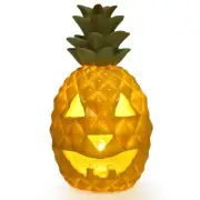 2X(Pineapple - Yellow Light Halloween Pineapple Decoration Resin2764