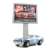 Scale 1:43 Commercial billboard Diorama parts Car models display decoration