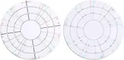 beinkmake 2Pcs Ceramic Pottery Clay Divider Tools 3.54inch Equal Circle Pottery Wheel Trimmer Rotary Disc Acrylic Pottery Trimming Spinner Tool for Pottery Clay Art Crafts