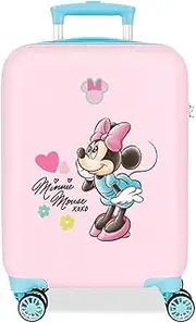 Joumma Disney Minnie Imagine Cabin Suitcase Pink 33 x 50 x 20 cm Rigid 2 kg Combination Lock Side ABS 2 kg 33L Hand Luggage, Pink, One Size, Cabin Suitcase