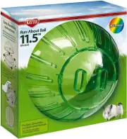 Kaytee Giant Run-About 11.5" Exercise Ball, Rainbow