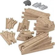 [THOMAS & FRIENDS] Wooden Railway, Expansion Clackety Track train track pack, track set made from wood