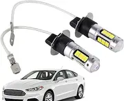 Gupcaqosjw Fog Lights Led | Car Fog Lights - 12V Super Bright Energy-Efficient Front Lamp High Power for ATV RV Motorcycle Truck Hood Bumper Lawn Marine Trailer Mower