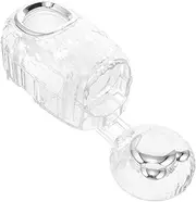 Healeved Automatic Toothpaste Squeezer Shower Holder Cup Toothpaste Holder Toothpaste Dispenser Stand Toothpaste Wall Mount Organizer Toothbrush Holder Transparent Plastic