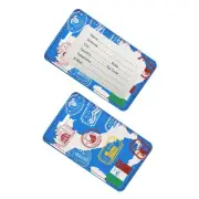 Go Green Power Designer Luggage Tag Map of Italy TR1276