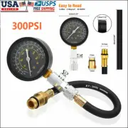 0-300PSI Engine Cylinder Compression Pressure Tester Gauge Gas Check Tool Kit