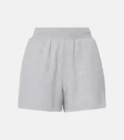 [Alo Yoga] Alo Yoga Low Key cotton-blend shorts AU 14 grey