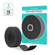15 ft Hook and Loop Reusable Fastening Tape Strap Cable Ties, Double Sided