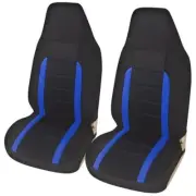 Car Front Seat Cover Protector Polyester Fabric Set For High Back Bucket Seats (for: Peugeot)