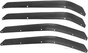 Fender Front Rear Flares,Compatible with Jeep Wrangler JK 07-17,Extension Widening ABS Black 4pcs Wider Wheel Protector,Offroad Fender Flare