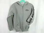 Camp Sacramento Gray Zip Hoodie Youth Jerzees NEW Cotton Blend Tahoe Caldor