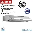 DEVANTI Fixed Range Hood Rangehood Stainless Steel Kitchen Canopy 60cm 600mm