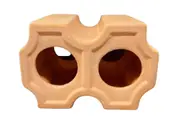 Petworx Large Terracotta Hex Cave 15cm