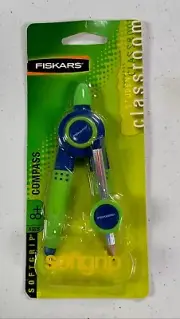 Fiskars Softgrip Compass - Protractor - Ruler - Sharpener - Eraser School Tools