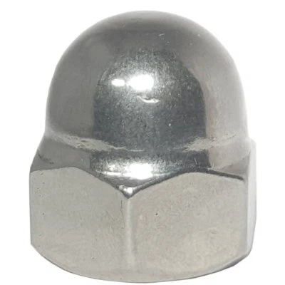 10-24 Acorn Cap Nuts Stainless Steel 18-8 Standard Height Quantity 500