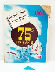 Erie Daily Times 75th Anniversary & Koehler Beer Full page color ad, old brewery