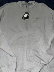 TravisMathew Nice Gesture Gray Zip Up Fleece Jacket XXL