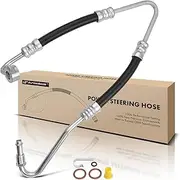 A-Premium Power Steering Hose Pressure Hose Line Assembly Compatible with Audi Q7 2007 2008 2009, 4.2L, Gas Pump To Gear/Rack Pinion Replace# 7L8422893P, 7L8422893AG