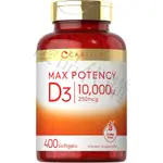 CARLYLE  MAX POTENCY維生素D3膠囊10000IU骨骼健康 400粒