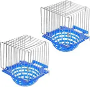 Abaodam 2Pcs Breeding Hatching Nest for Birds Comfortable Nesting Box for Parrots Canaries and Finches Versatile Bird Roosting Container Promotes Space