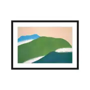 Flowers Of A Hundred Generations Framed w/ Standard White Border 80x120cm