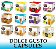 NESCAFE DOLCE GUSTO CAPSULES - 12 boxes - 192 Capsules - Many Flavors